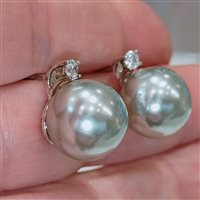 Orecchini Vidali Gioielli Donna in Argento Perla ORAR-138-34 - ORAR-138-34